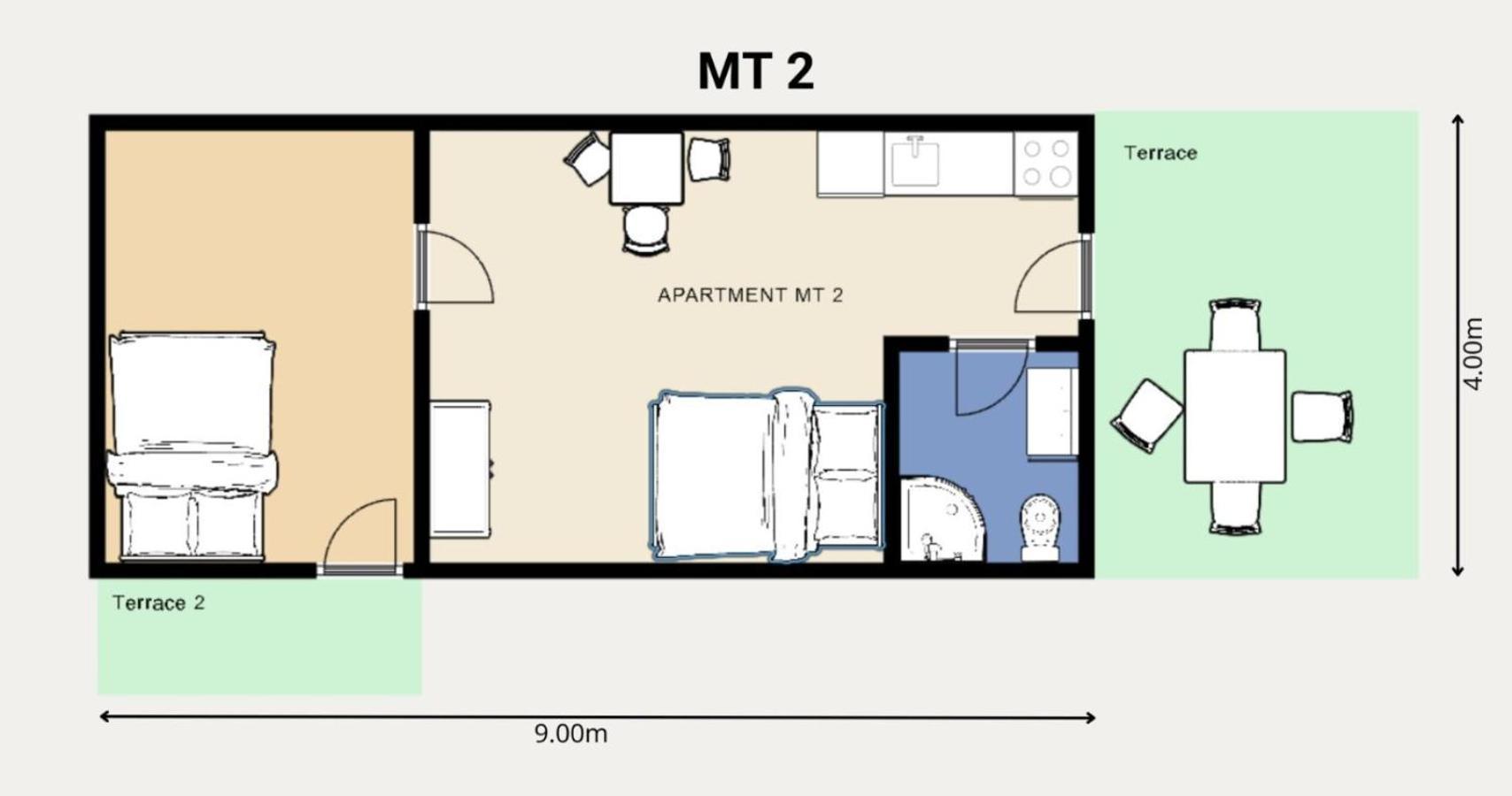 Studio Apartments Mt ชัมรีกา ภายนอก รูปภาพ