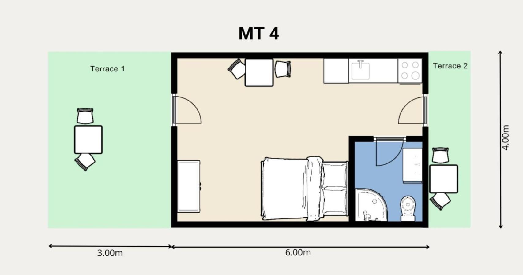 Studio Apartments Mt ชัมรีกา ภายนอก รูปภาพ